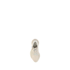 White Calf Leather Bos Taurus Athletic Sneakers