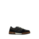 Multicolor Calf Leather Bos Taurus Low Top Sneakers