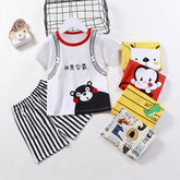 Children's Short-sleeved Suit Pure Cotton