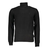 Black Poliammide Men Sweater
