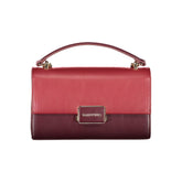 "Rosso Poliuretano Women Shoulder Bag"