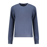 Blue Cotton Women Sweater