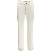 White Cotton Women's Jeans