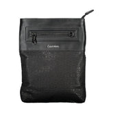Black Polyester Men's Shoulder Bag