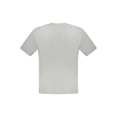 Gray Cotton Men's T-Shirt