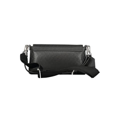 Black Polyester Women's Shoulder Bag