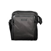 Black Polyester Men's Shoulder Bag