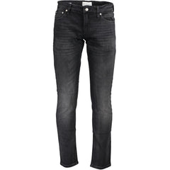Black Cotton Men Jeans