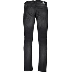 Black Cotton Men Jeans