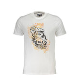 White Cotton Men's T-Shirt
