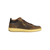 Marrone Leather Men Sneaker
