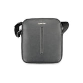 Black Polyester Men's Shoulder Bag