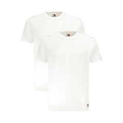 White Cotton Men Underwear Shirt