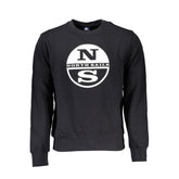 Black Cotton Men's Sweatshirt