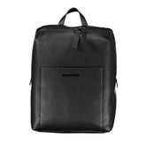 Nero Polyester Men Backpack