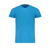 Blu Cotton Men T-Shirt