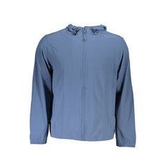 Blue Polyester Men's Sweatshirt