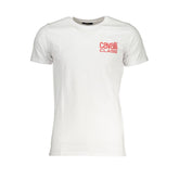 White Cotton Men's T-Shirt