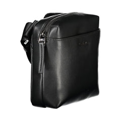 "Nero Poliuretano Men Shoulder Bag"