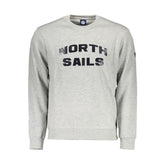 Gray Cotton Men Sweatshirt