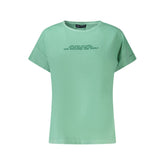 Green Cotton Women's T-Shirt