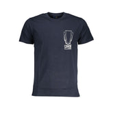 Blu Cotton Men T-Shirt