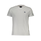 White Cotton Men's T-Shirt