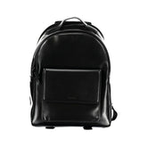 Elegant Black Urban Backpack with Laptop Compartment
