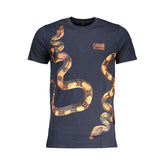 Blu Cotton Mens T-Shirt