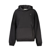 Black Cotton Women Sweatshirt