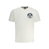 White Cotton Men's T-Shirt