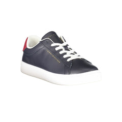 Blue Polyurethane Women Sneaker