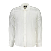 White Linen Men's Shirt