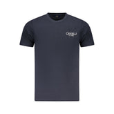 Blu Cotton Men T-Shirt