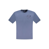 Blu Cotton Men T-Shirt