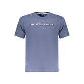 Blue Cotton Men's T-Shirt