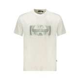 White Cotton Men T-Shirt