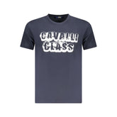 Blu Cotton Men T-Shirt