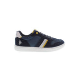 Blue Polyester Men's Sneaker