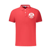 Red Cotton Men Polo
