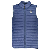 Blue Polyamide Men's Vest