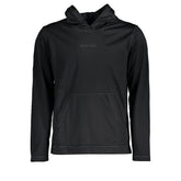 Black Polyester Men's Hoodie