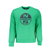 Green Cotton Men Sweater
