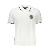 White Cotton Men Polo