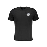 Black Cotton Men T-Shirt