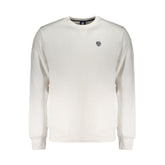 White Cotton Men Sweatshirt