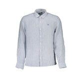 Blue Linen Men Shirt