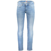 Azzurro Cotton Slim Men Jeans