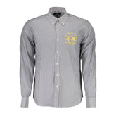 Blu Cotton Men Shirt