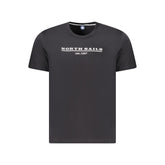 Black Cotton Men's T-Shirt